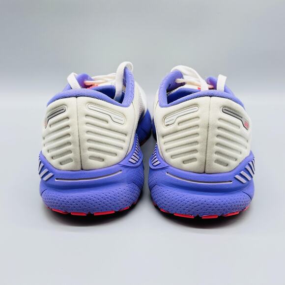 Brooks Shoes Womens 9.5 White Purple Adrenaline GTS 22 Athletic Running Sneakers - Picture 7 of 12